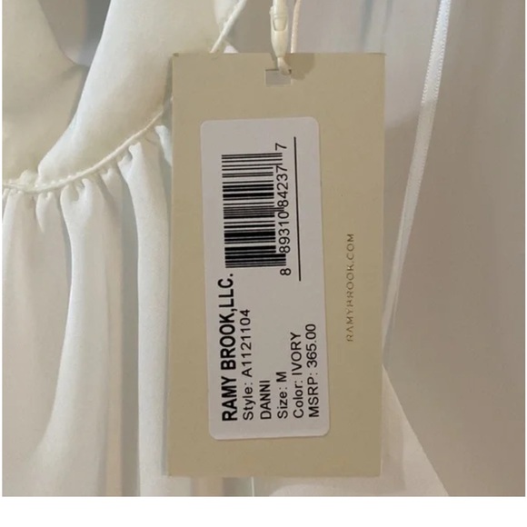 LNWT Ramy Brook Danni Ruffle Halter Top - Picture 5 of 7